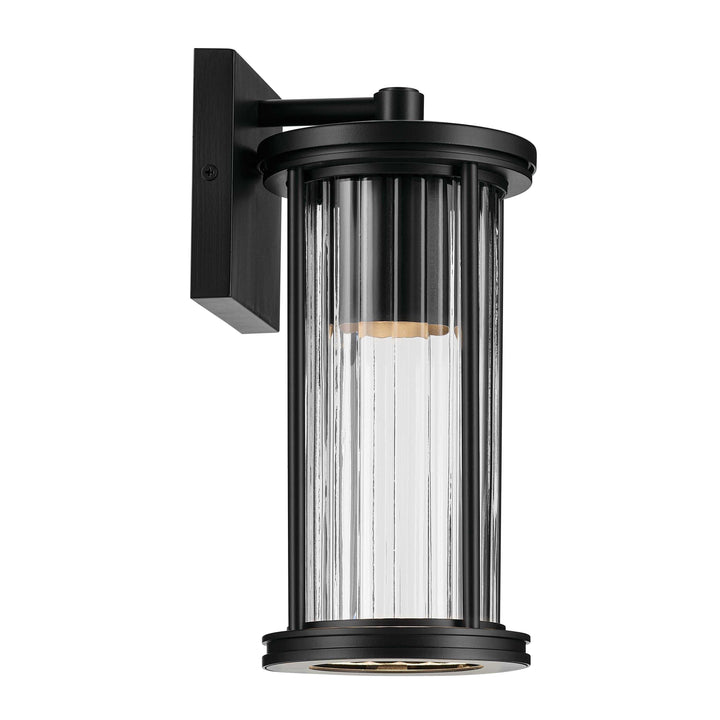 Kichler Canada - 59022BKDS - One Light Outdoor Wall Mount - Barras - Black