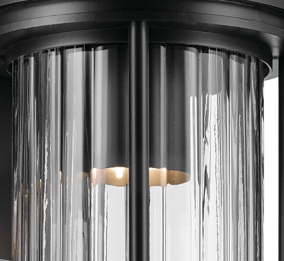 Kichler Canada - 59024BKDS - One Light Outdoor Wall Mount - Barras - Black