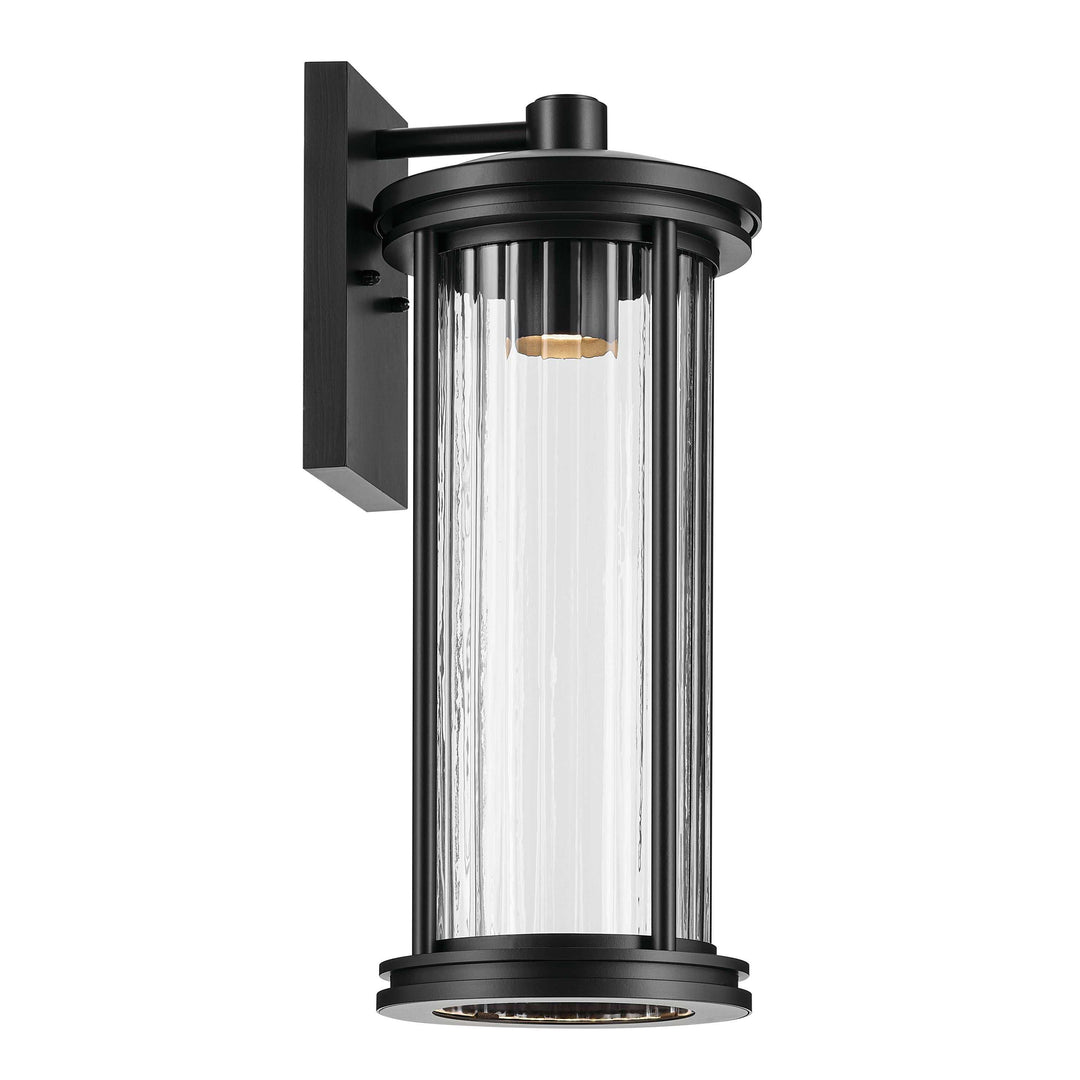 Kichler Canada - 59024BKDS - One Light Outdoor Wall Mount - Barras - Black