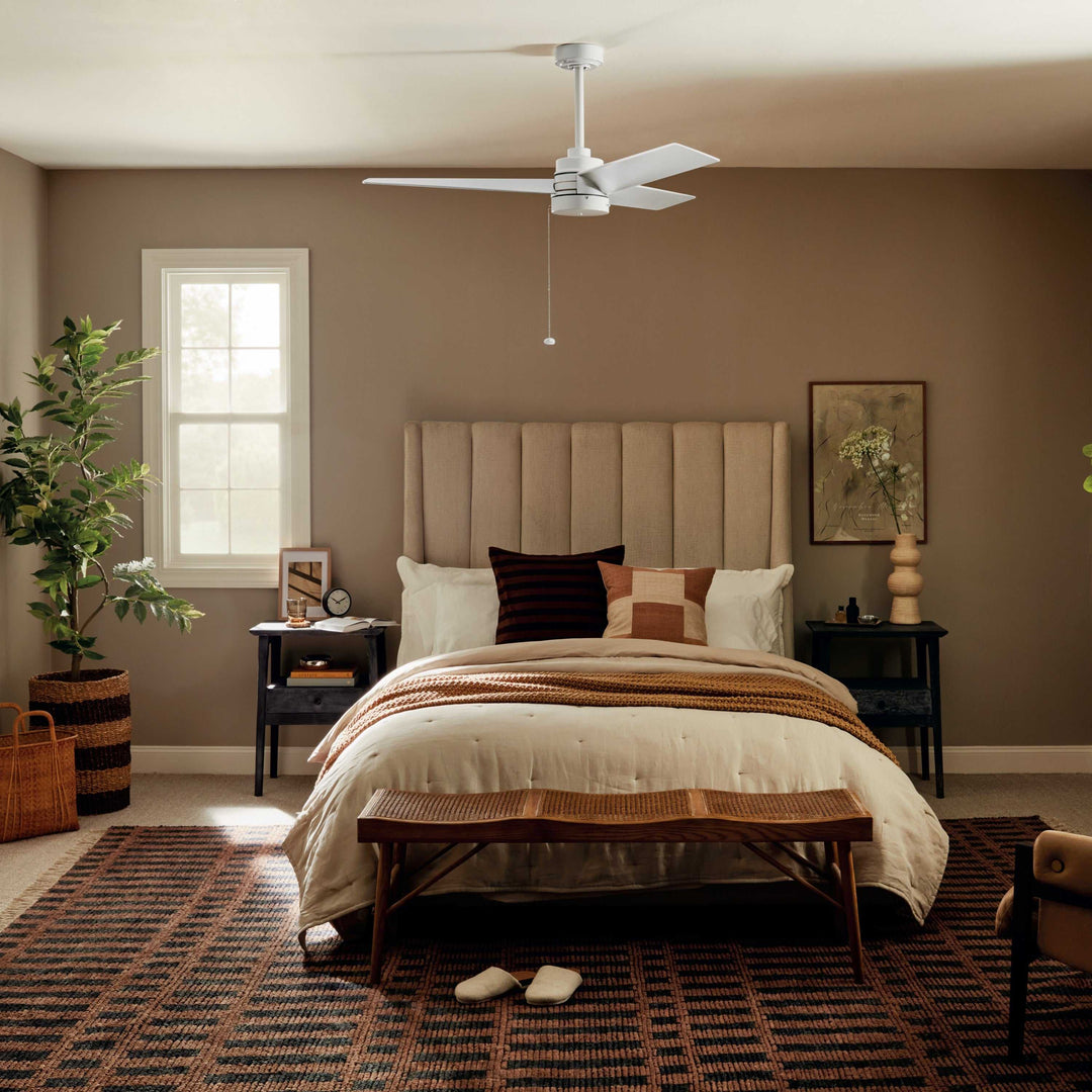 Kichler Canada - 300375MWH - 52" Ceiling Fan - Spyn Lite - Matte White