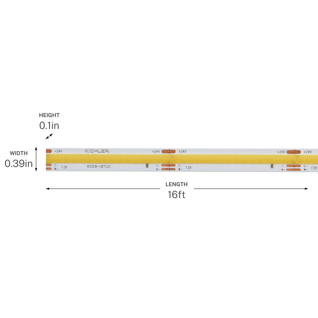 Kichler Canada - 6COB116STUNWH - LED Tape Light - 6T Series Cob Tunable Tape Light - White