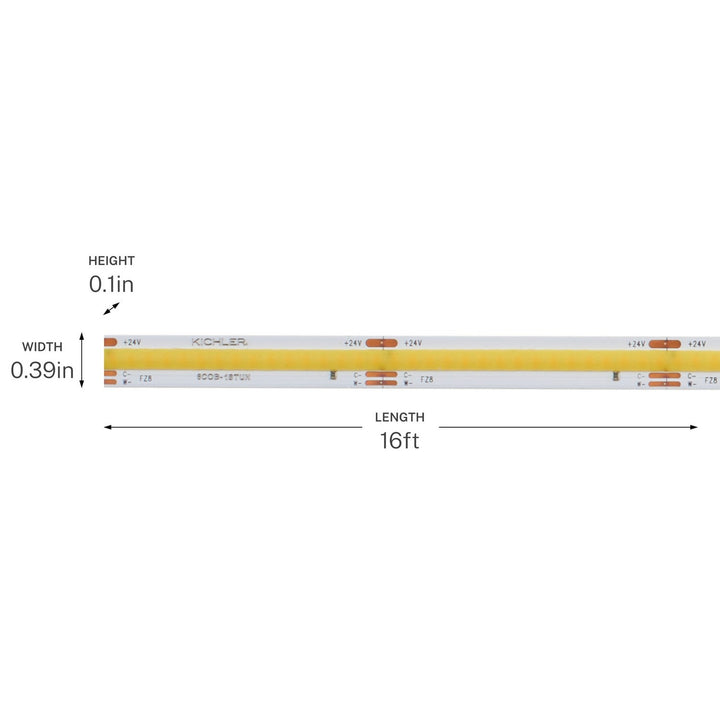 Kichler Canada - 6COB116STUNWH - LED Tape Light - 6T Series Cob Tunable Tape Light - White