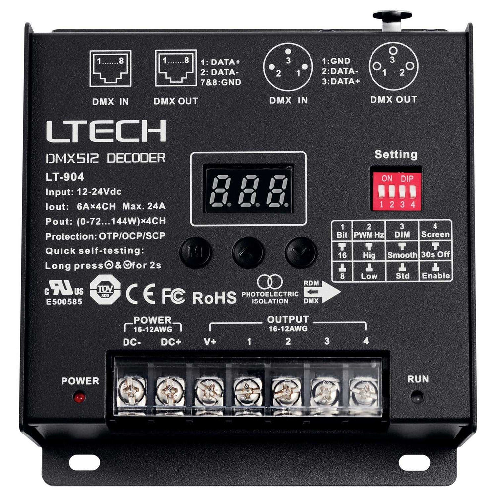 Kichler Canada - 1DMXDBK - Decoder - Tunable Dry Tape Accessory - Black