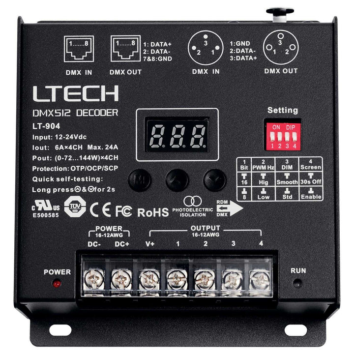 Kichler Canada - 1DMXDBK - Decoder - Tunable Dry Tape Accessory - Black