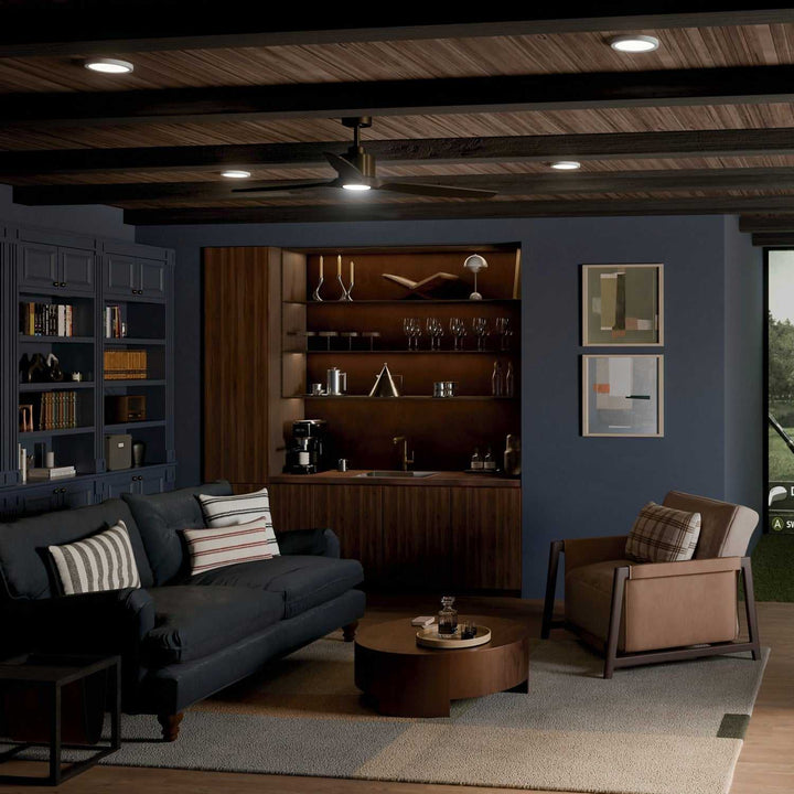 Calyx 60" Ceiling Fan in Heritage Brushed Bronze Kichler Canada