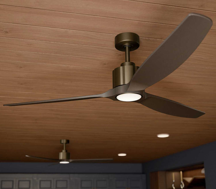 Calyx 60" Ceiling Fan in Heritage Brushed Bronze Kichler Canada