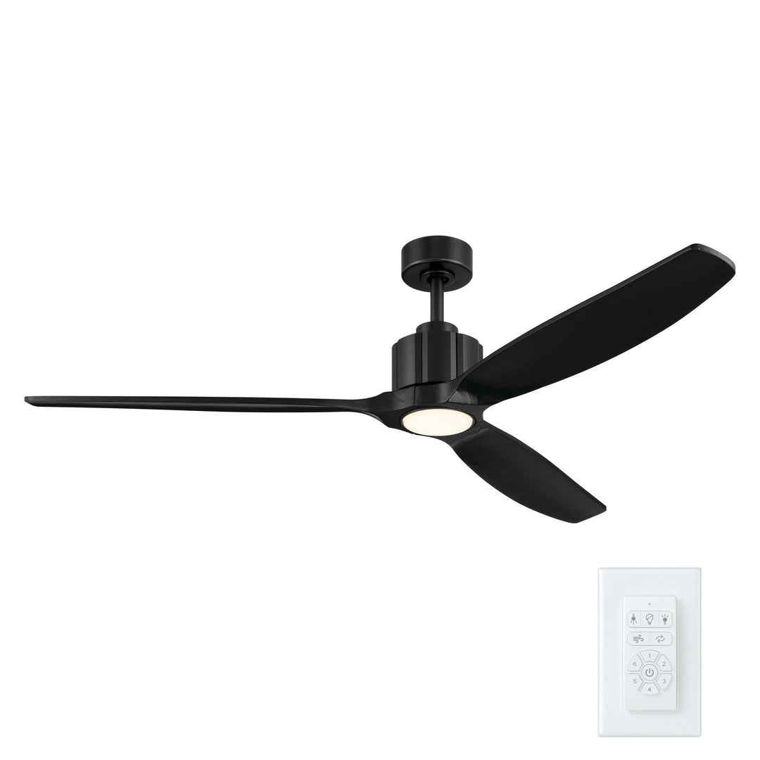 Calyx 60" Ceiling Fan in Matte Black Kichler Canada
