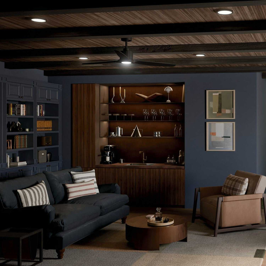 Calyx 60" Ceiling Fan in Matte Black Kichler Canada