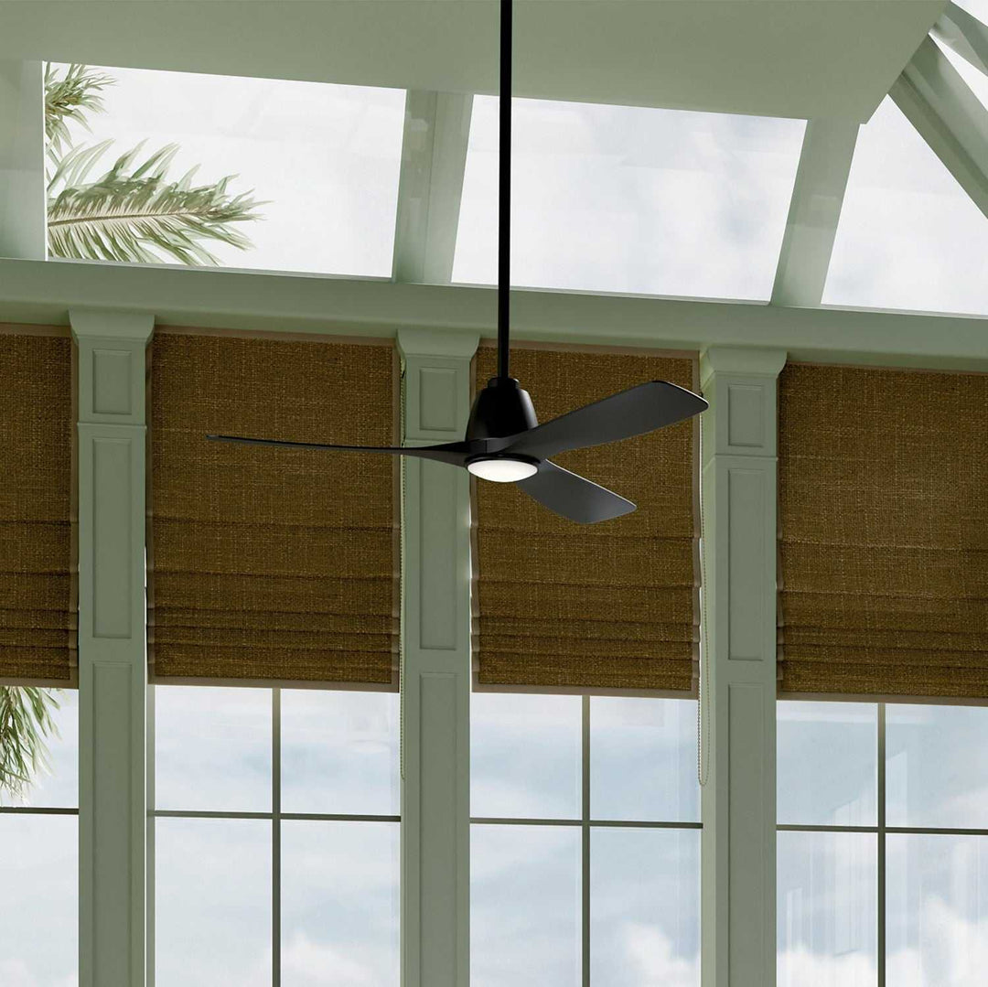 Kichler Canada - 300054-BK - 54" Ceiling Fan - Volos Ii - Matte Black