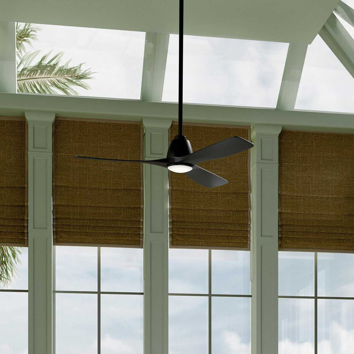 Kichler Canada - 300054-BK - 54" Ceiling Fan - Volos Ii - Matte Black