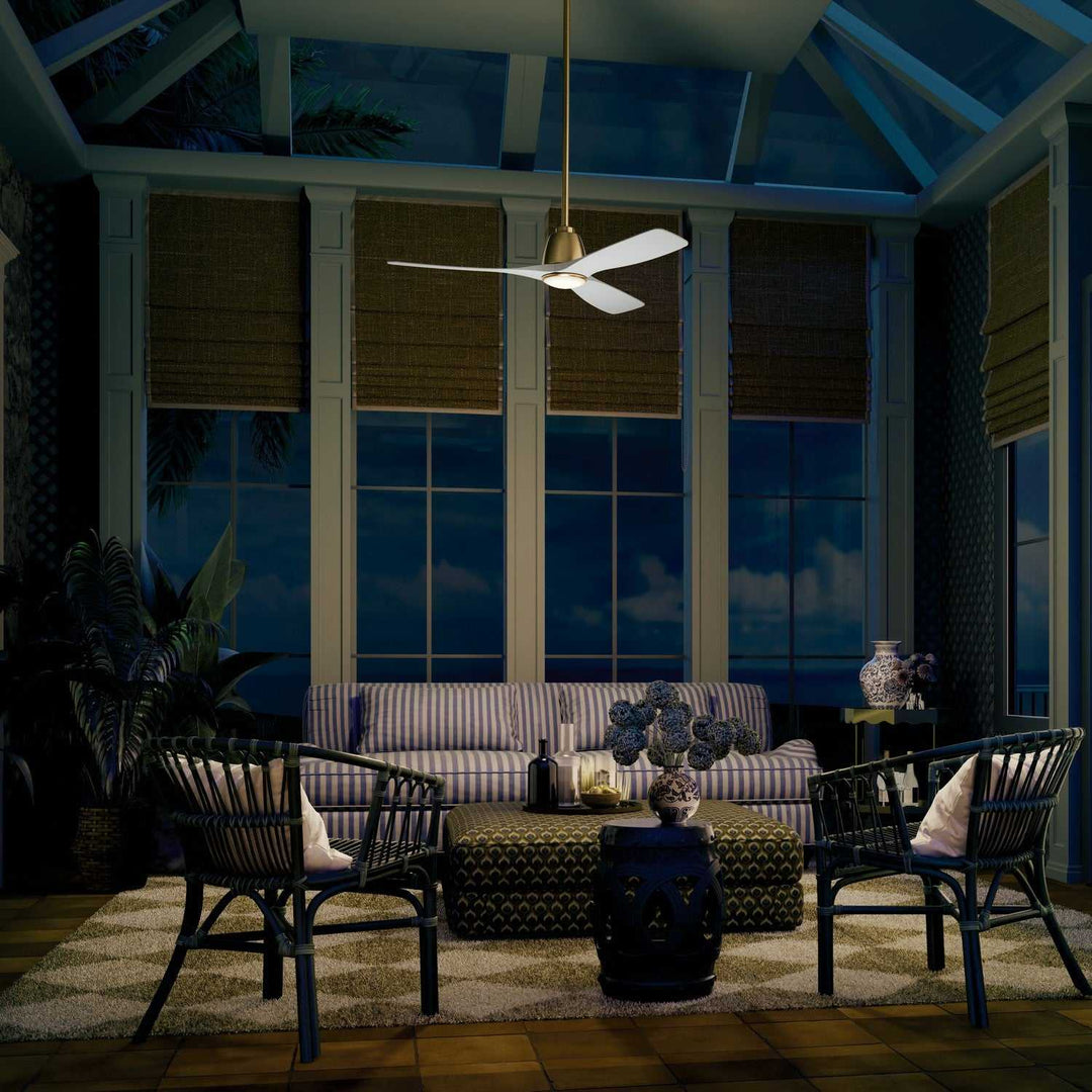 Kichler Canada - 300054-CPZ - 54" Ceiling Fan - Volos Ii - Champagne Bronze