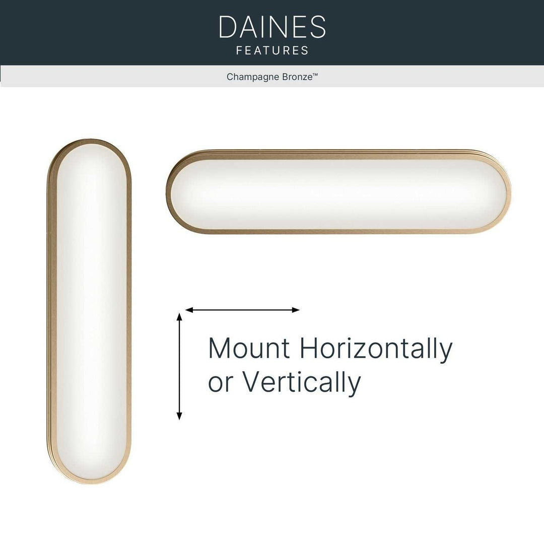 Kichler Canada - 55246CPZLED - LED Bath Bar - Daines - Champagne Bronze