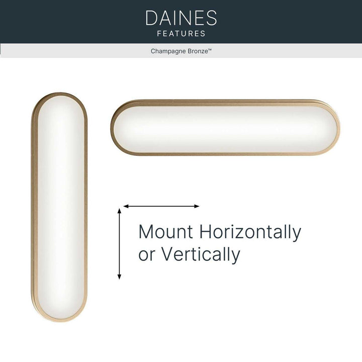 Kichler Canada - 55246CPZLED - LED Bath Bar - Daines - Champagne Bronze