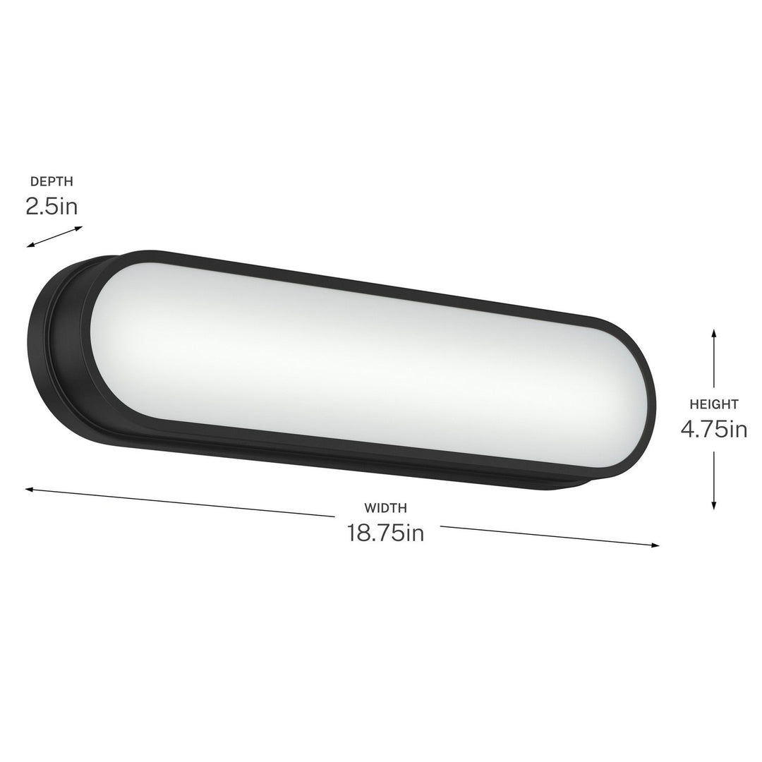 Kichler Canada - 55246BKLED - LED Bath Bar - Daines - Black