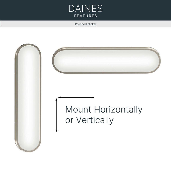 Kichler Canada - 55246PNLED - LED Bath Bar - Daines - Polished Nickel