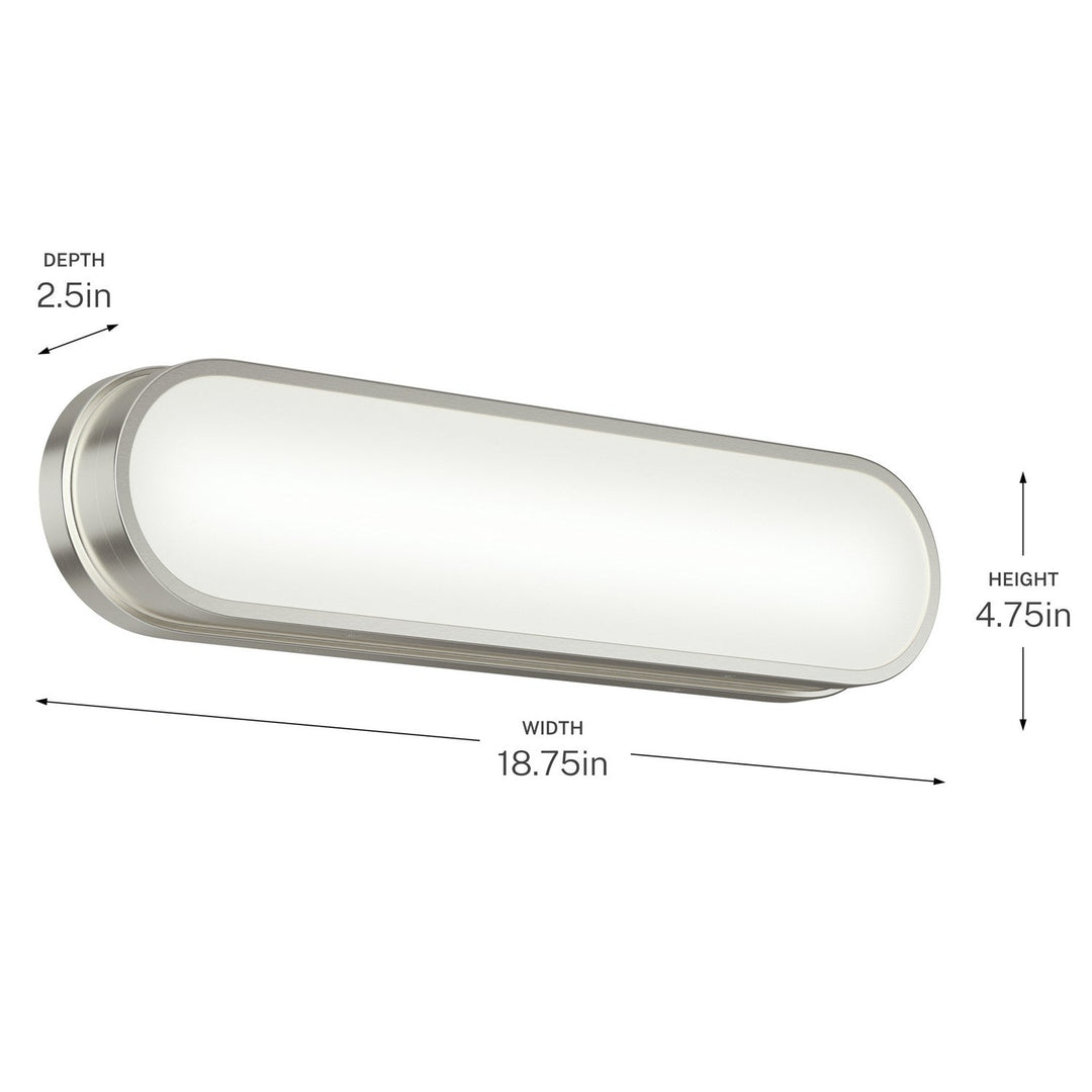 Kichler Canada - 55246NILED - LED Bath Bar - Daines - Brushed Nickel