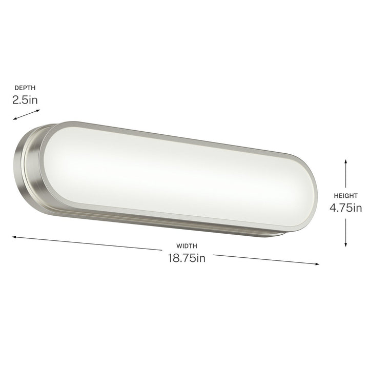 Kichler Canada - 55246NILED - LED Bath Bar - Daines - Brushed Nickel