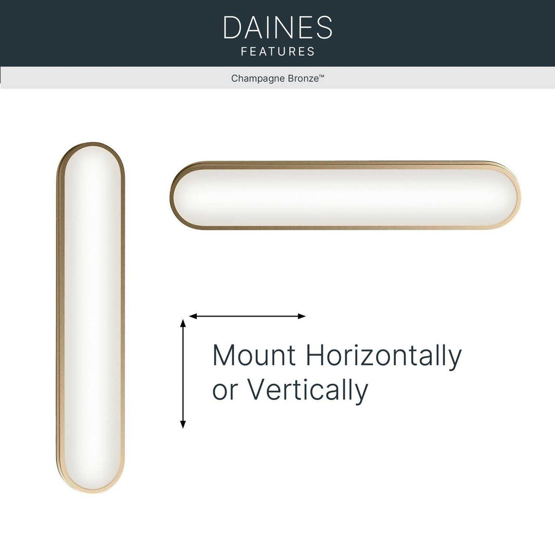 Kichler Canada - 55247CPZLED - LED Bath Bar - Daines - Champagne Bronze