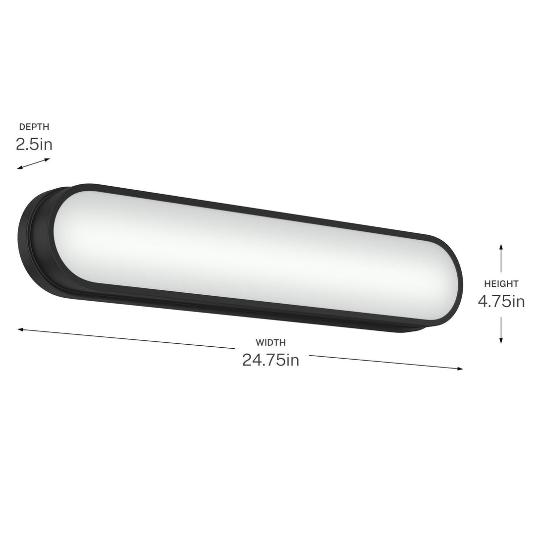 Kichler Canada - 55247BKLED - LED Bath Bar - Daines - Black