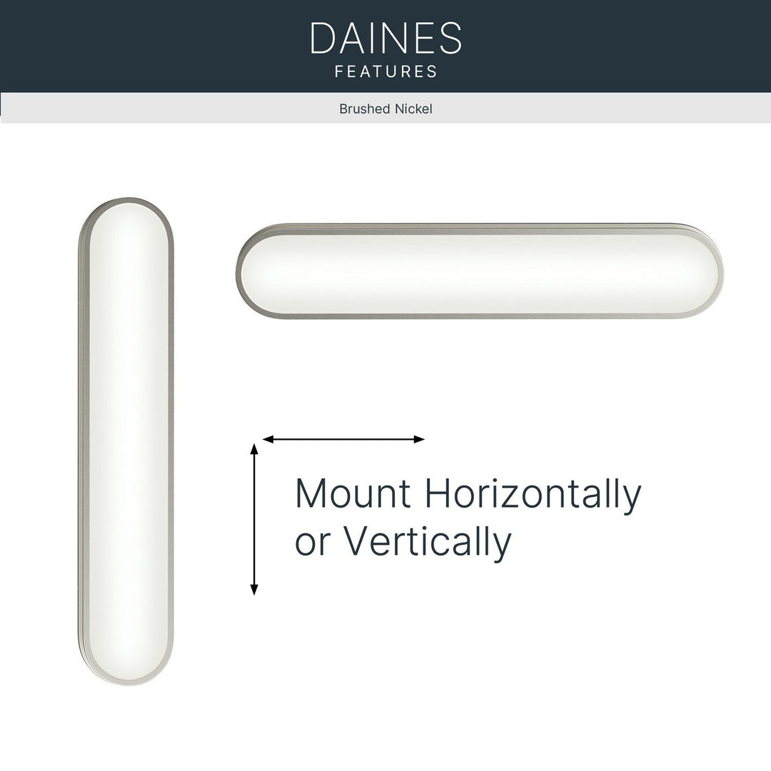 Kichler Canada - 55247NILED - LED Bath Bar - Daines - Brushed Nickel