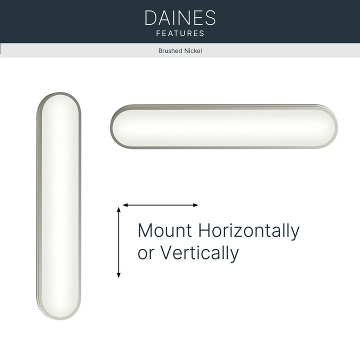 Kichler Canada - 55247NILED - LED Bath Bar - Daines - Brushed Nickel