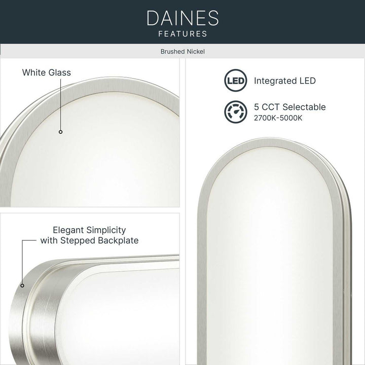 Kichler Canada - 55247NILED - LED Bath Bar - Daines - Brushed Nickel