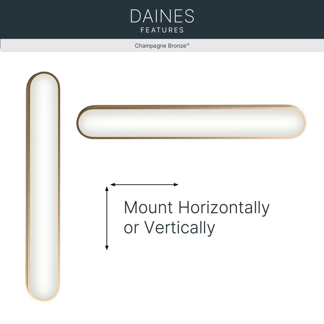Kichler Canada - 55248CPZLED - LED Bath Bar - Daines - Champagne Bronze
