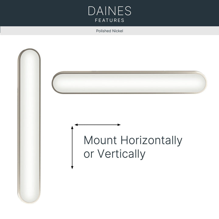 Kichler Canada - 55248PNLED - LED Bath Bar - Daines - Polished Nickel