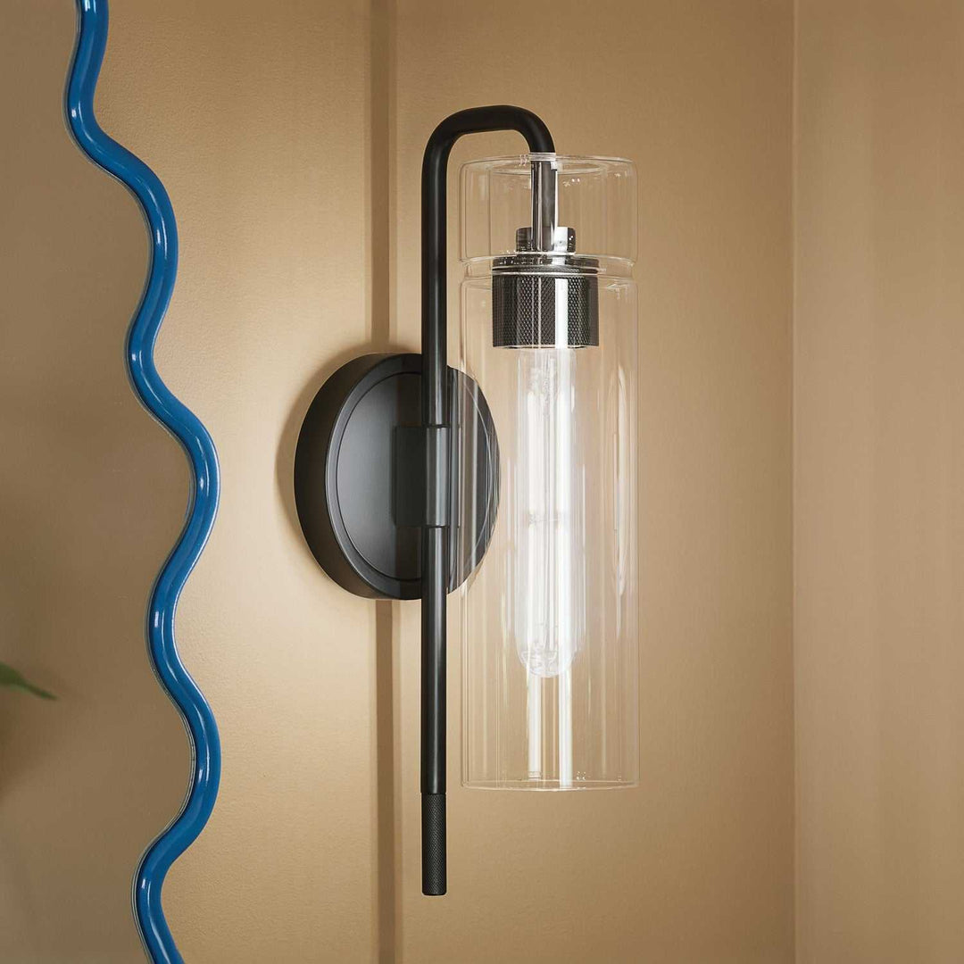 Kichler Canada - 55250BK - One Light Wall Sconce - Niccol - Black