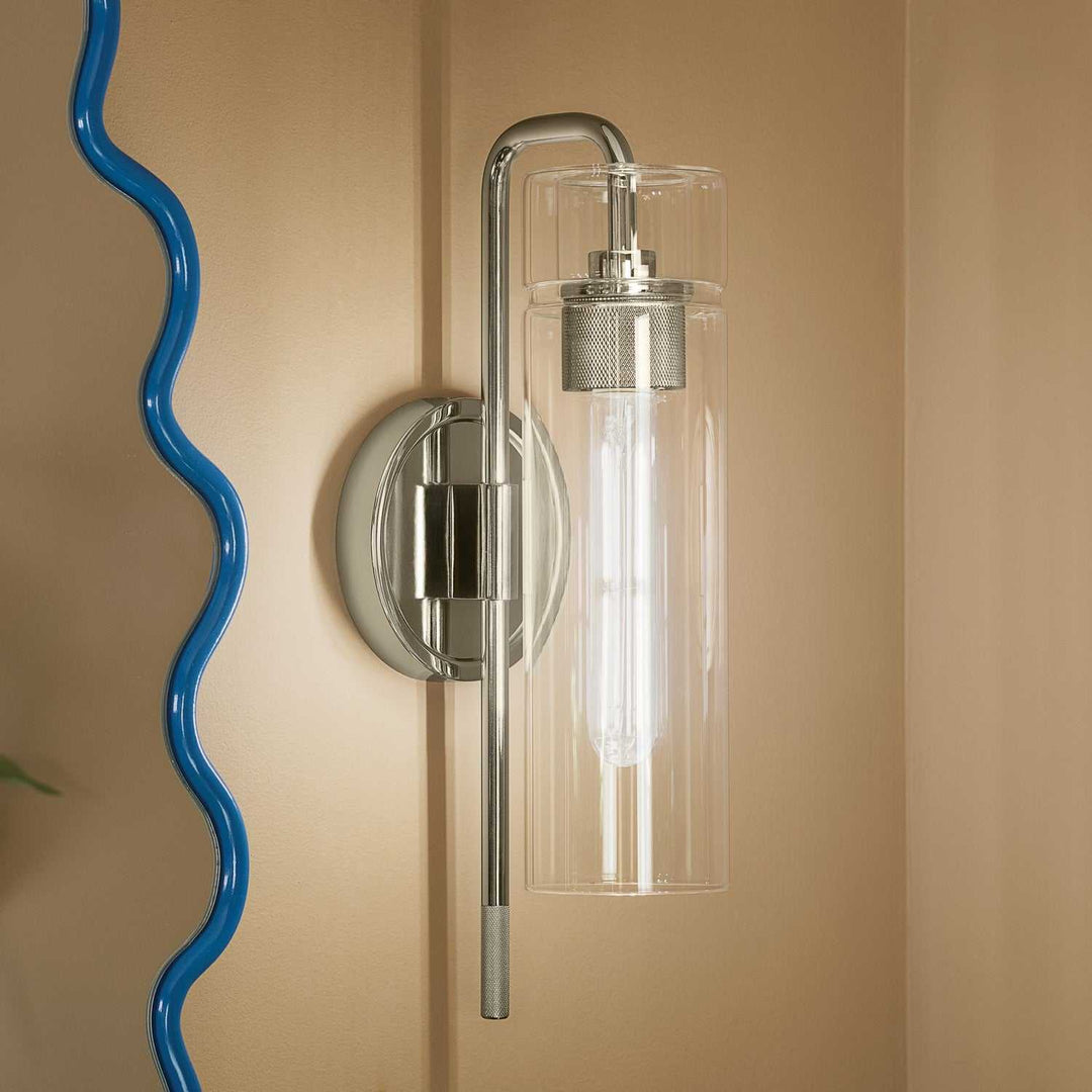 Kichler Canada - 55250PN - One Light Wall Sconce - Niccol - Polished Nickel