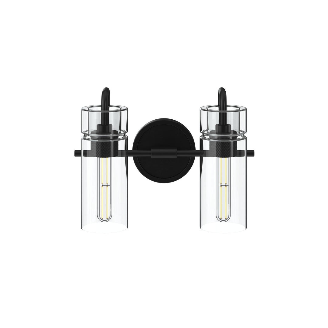 Kichler Canada - 55251BK - Two Light Bath - Niccol - Black