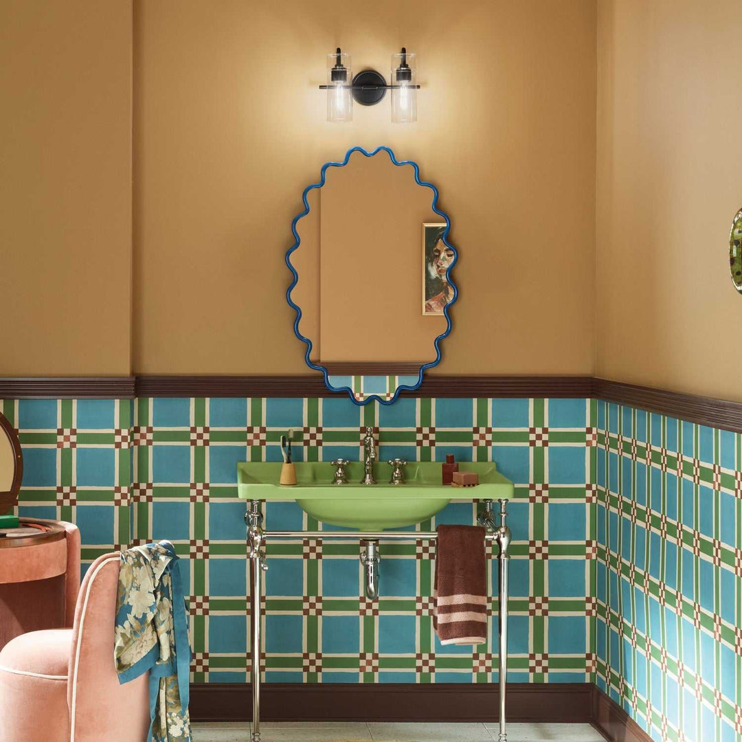 Kichler Canada - 55251BK - Two Light Bath - Niccol - Black
