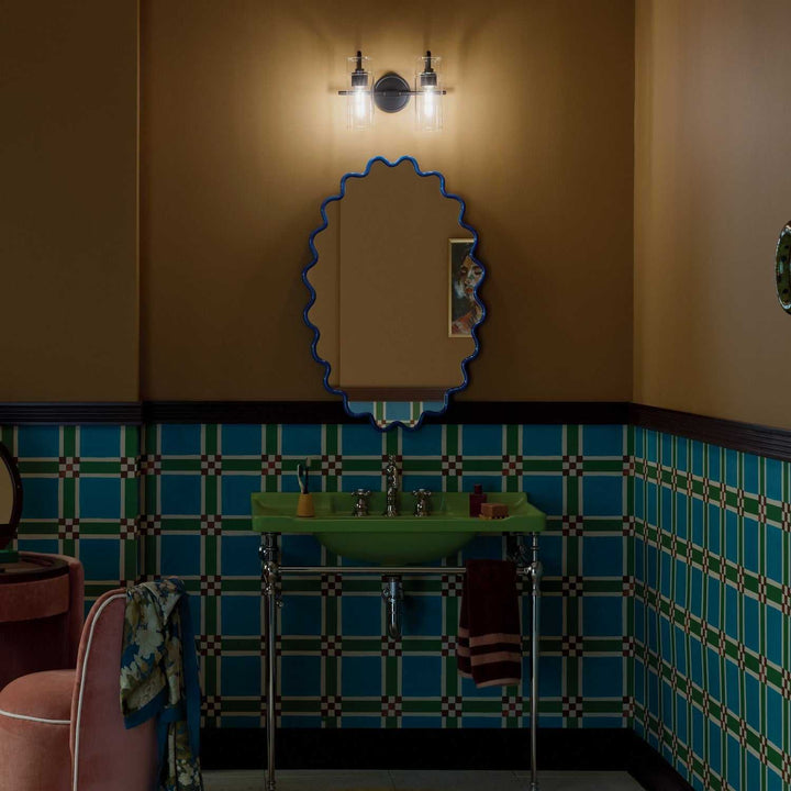 Kichler Canada - 55251BK - Two Light Bath - Niccol - Black