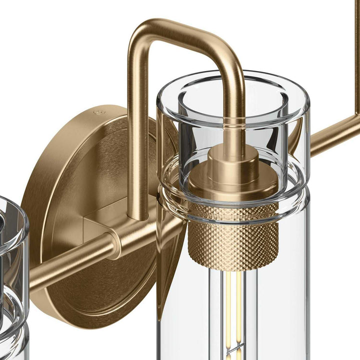 Kichler Canada - 55252CPZ - Three Light Bath - Niccol - Champagne Bronze