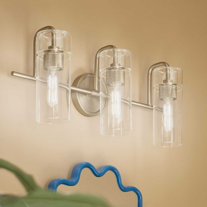 Kichler Canada - 55252CPZ - Three Light Bath - Niccol - Champagne Bronze