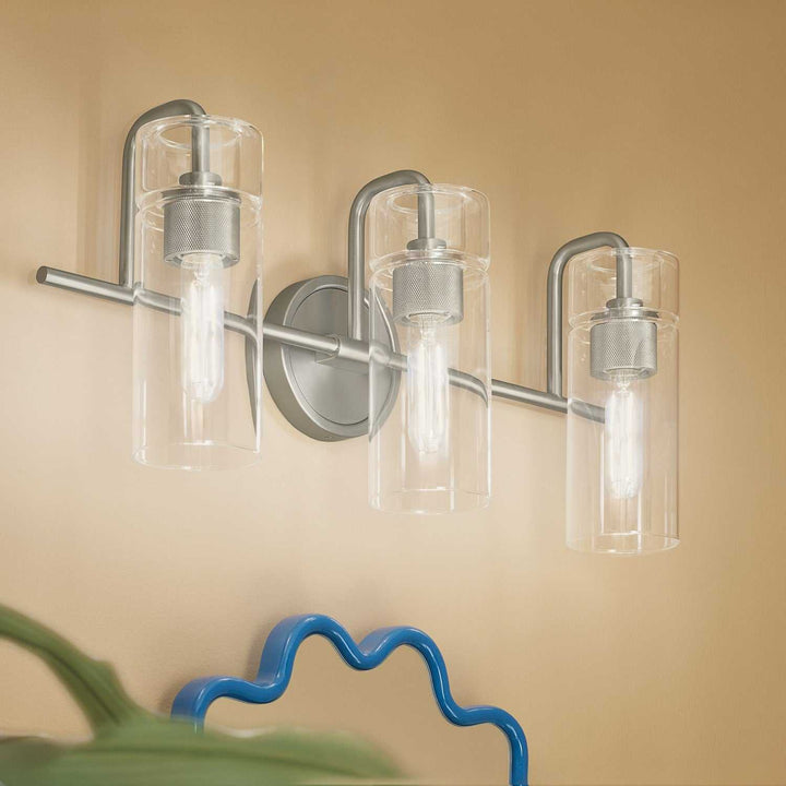 Kichler Canada - 55252NI - Three Light Bath - Niccol - Brushed Nickel