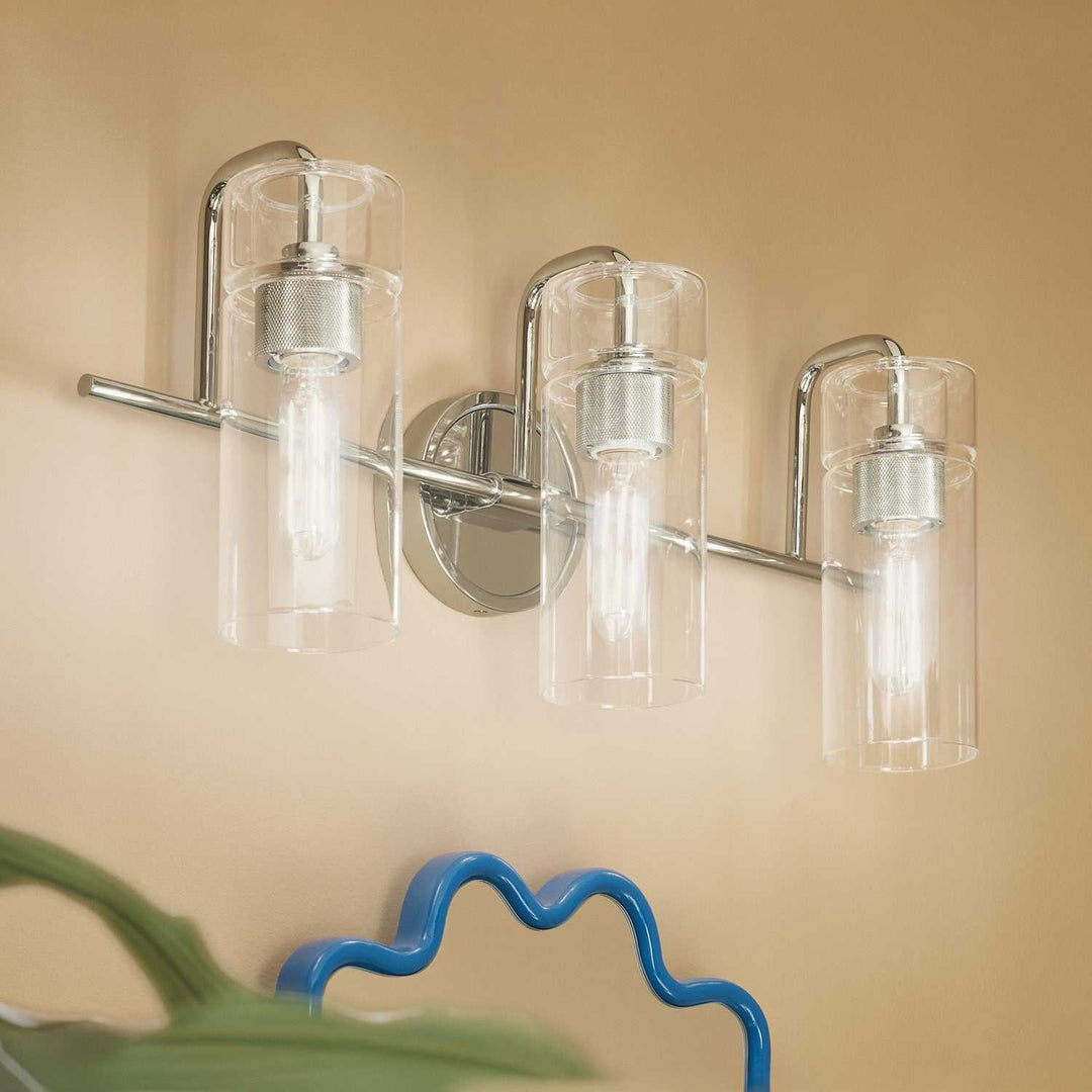 Kichler Canada - 55252PN - Three Light Bath - Niccol - Polished Nickel