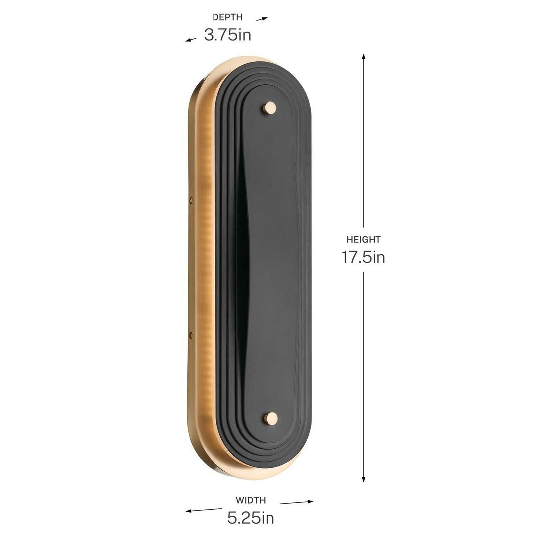 Kichler Canada - 52810CPZLED - LED Wall Sconce - Tauri - Champagne Bronze