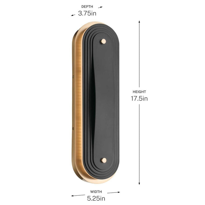Kichler Canada - 52810CPZLED - LED Wall Sconce - Tauri - Champagne Bronze