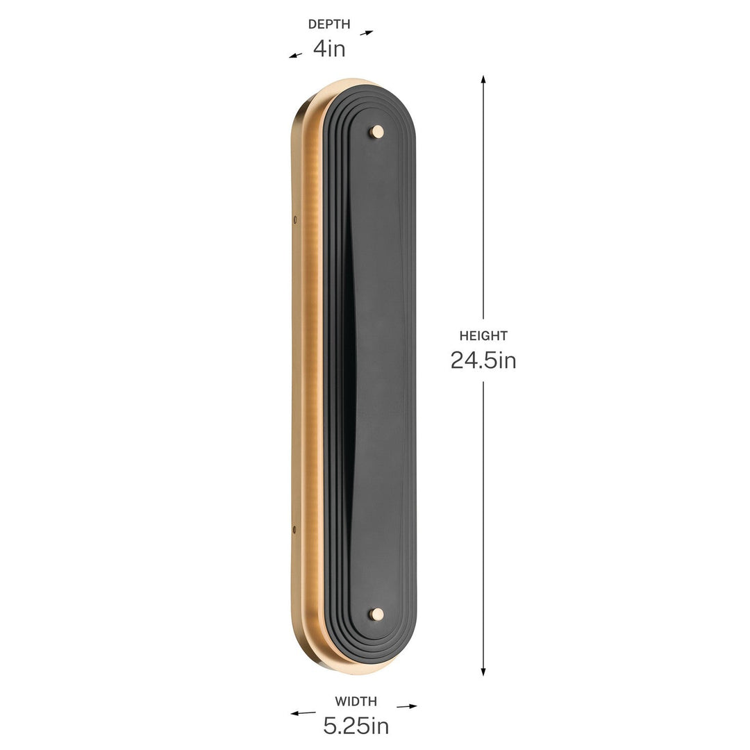 Kichler Canada - 52811CPZLED - LED Wall Sconce - Tauri - Champagne Bronze