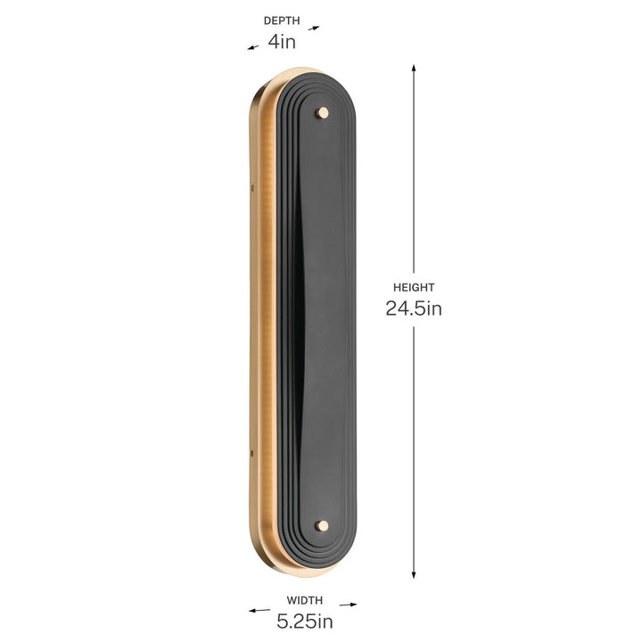 Kichler Canada - 52811CPZLED - LED Wall Sconce - Tauri - Champagne Bronze