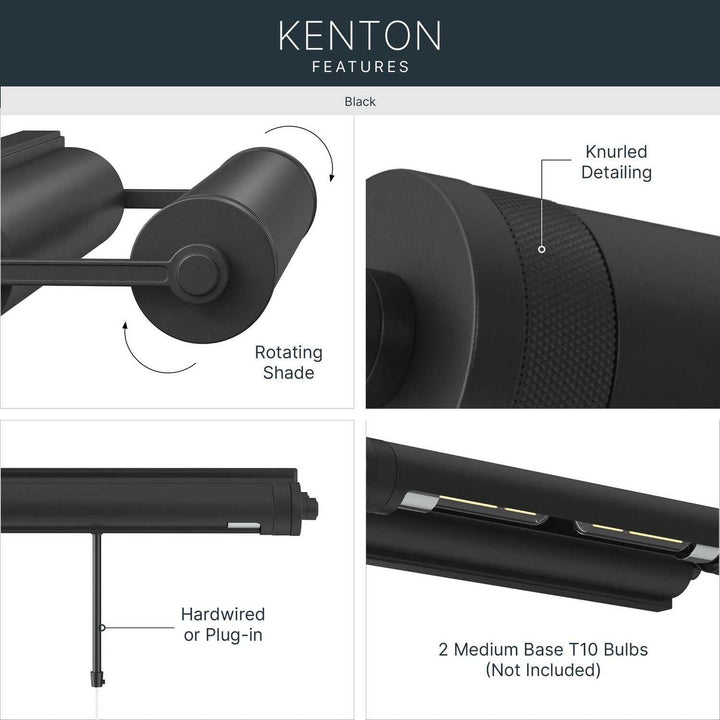 Kichler Canada - 52814BK - LED Picture Light - Kenton - Black
