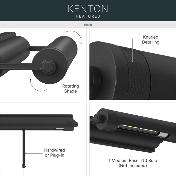 Kichler Canada - 52813BK - LED Picture Light - Kenton - Black
