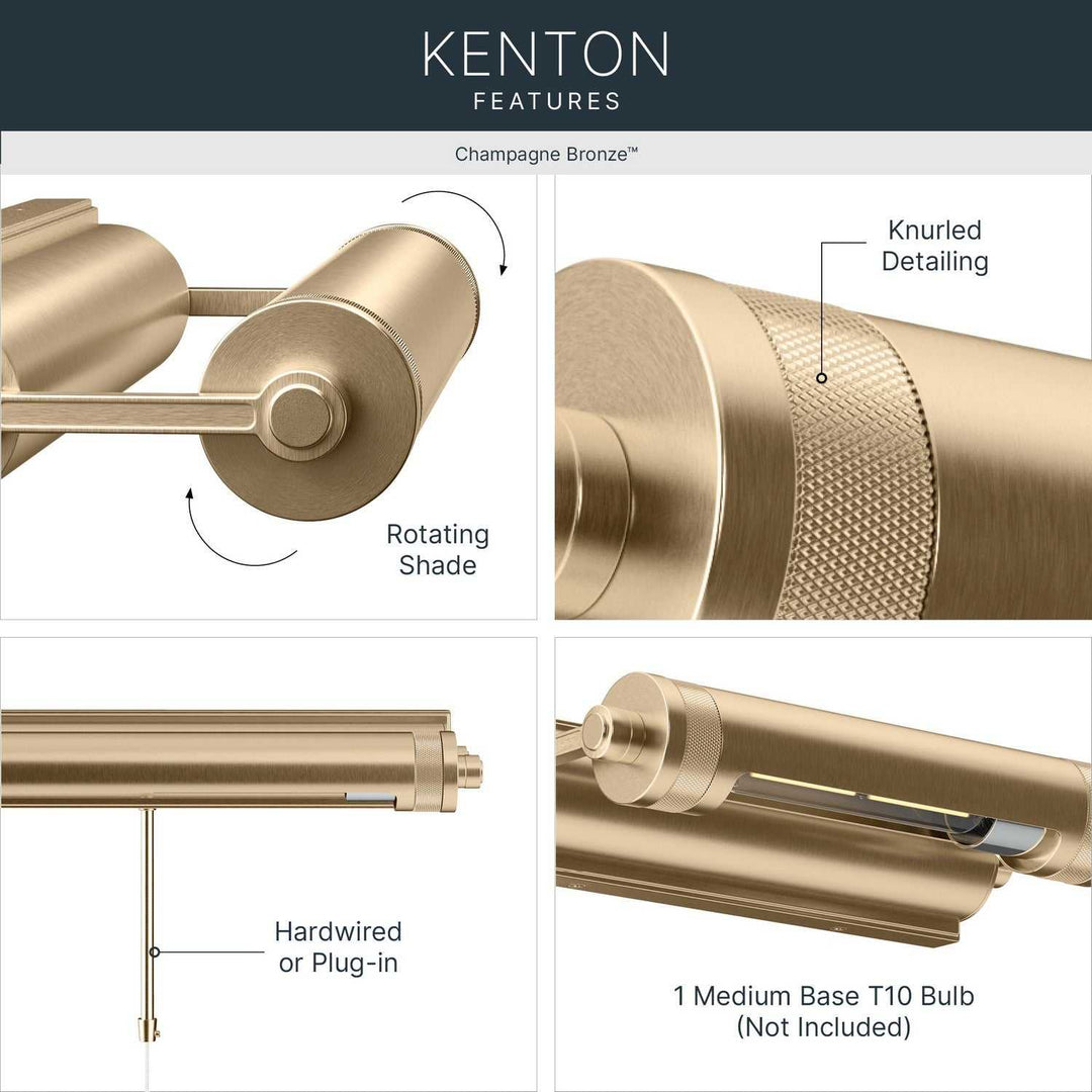 Kichler Canada - 52813CPZ - LED Picture Light - Kenton - Champagne Bronze