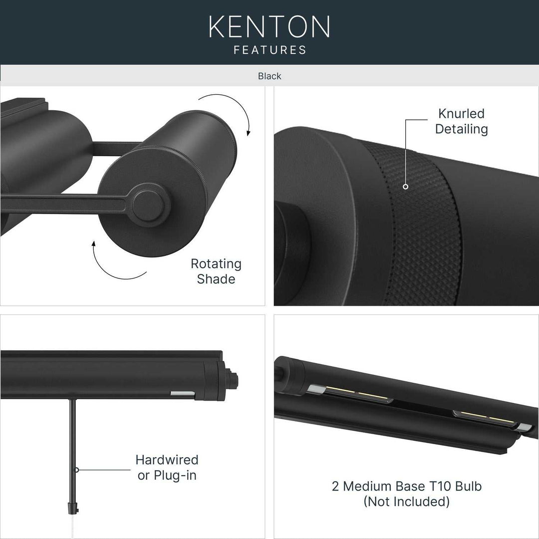 Kichler Canada - 52815BK - LED Picture Light - Kenton - Black