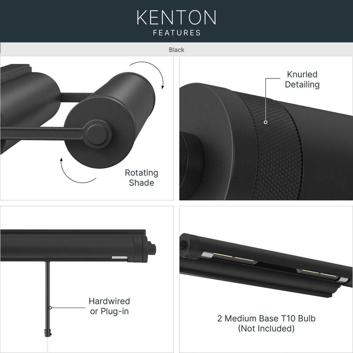 Kichler Canada - 52815BK - LED Picture Light - Kenton - Black