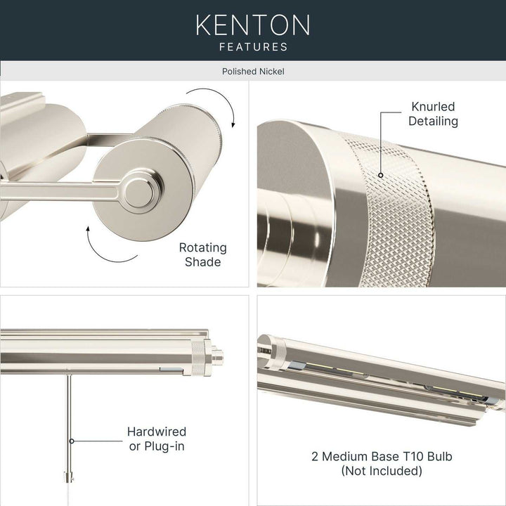 Kichler Canada - 52815PN - LED Picture Light - Kenton - Polished Nickel