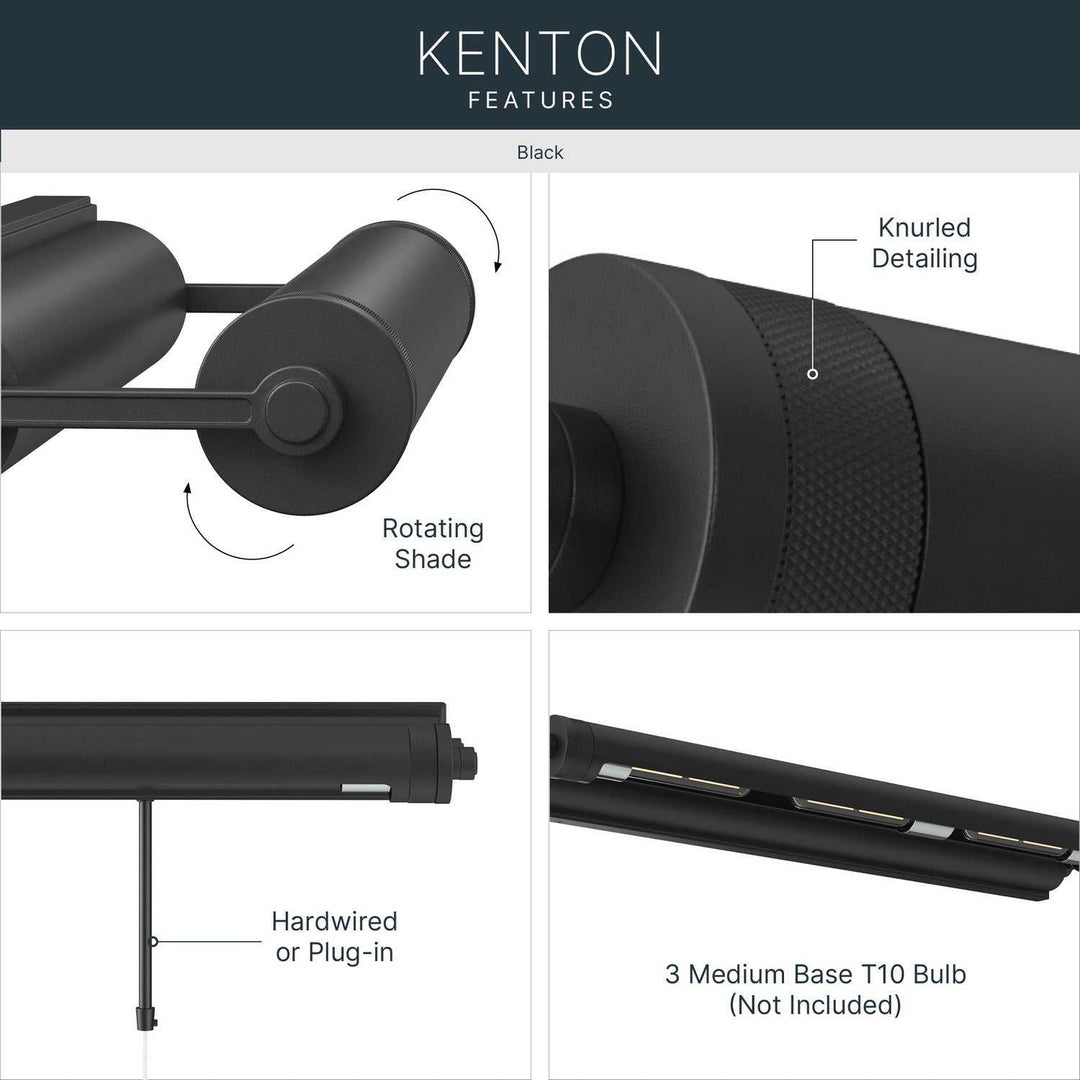 Kichler Canada - 52816BK - LED Picture Light - Kenton - Black