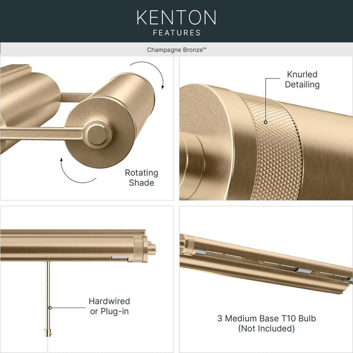 Kichler Canada - 52816CPZ - LED Picture Light - Kenton - Champagne Bronze