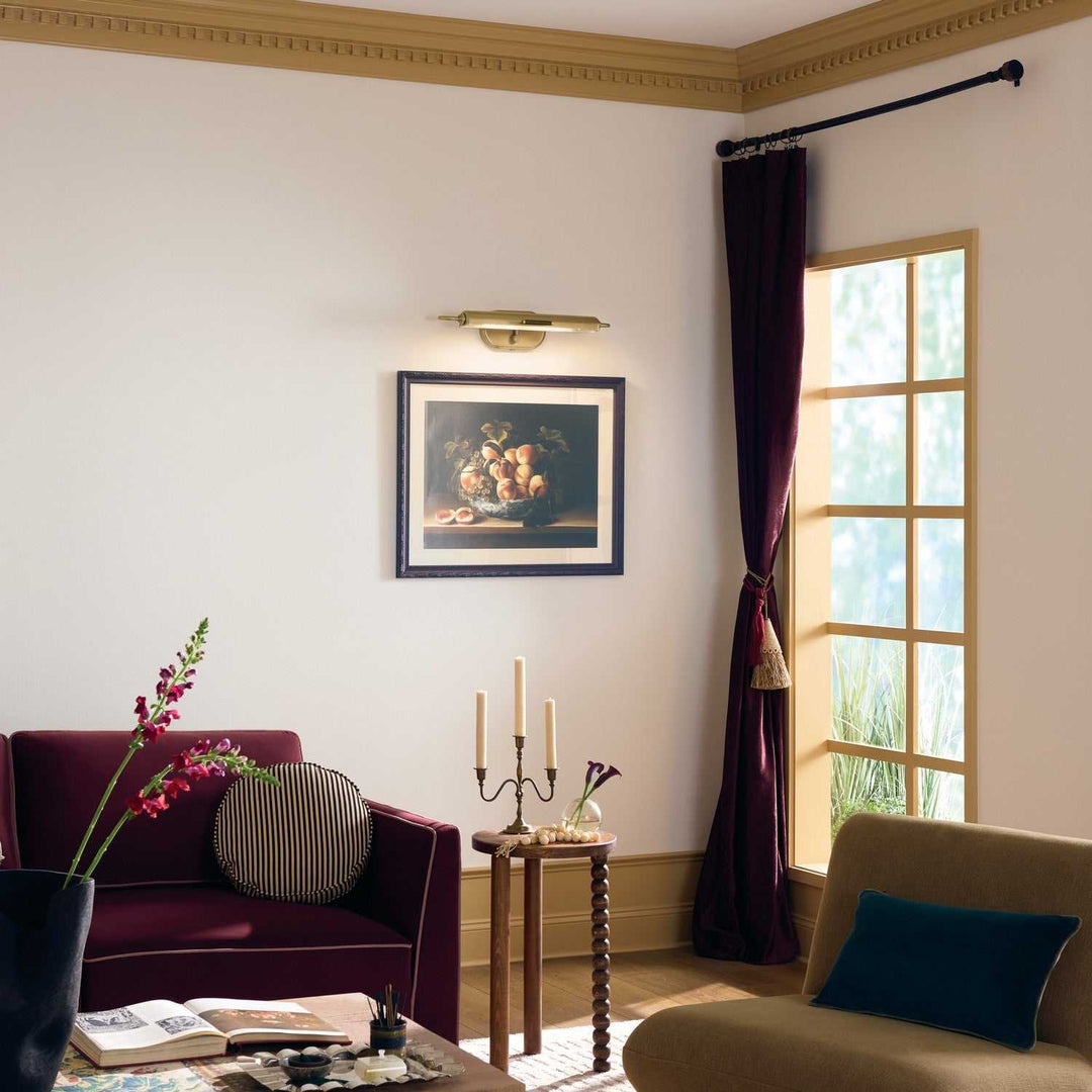 Kichler Canada - 52818LBR - LED Picture Light - Caillier - Lacquered Brass